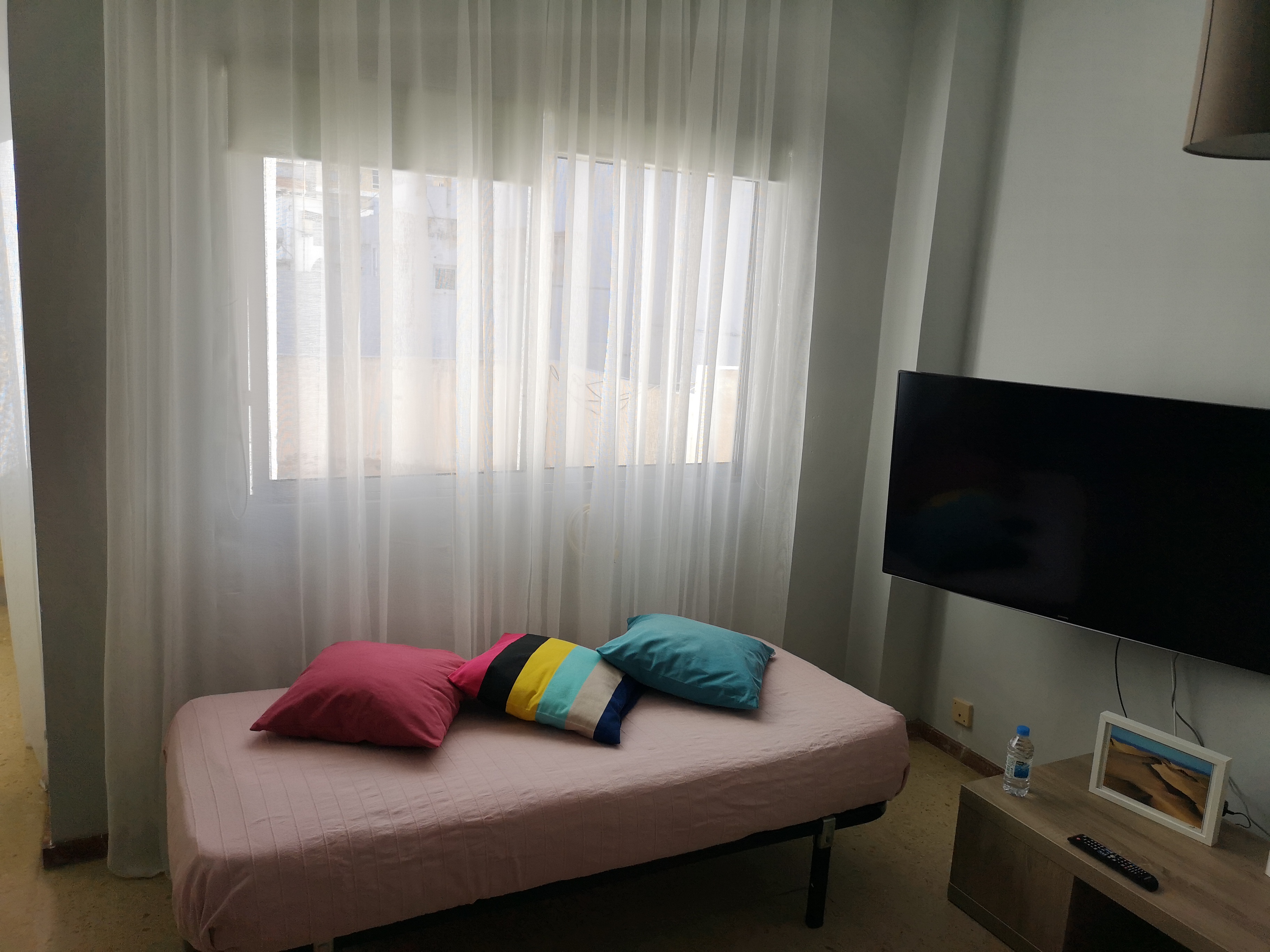 Living room with sofa bed